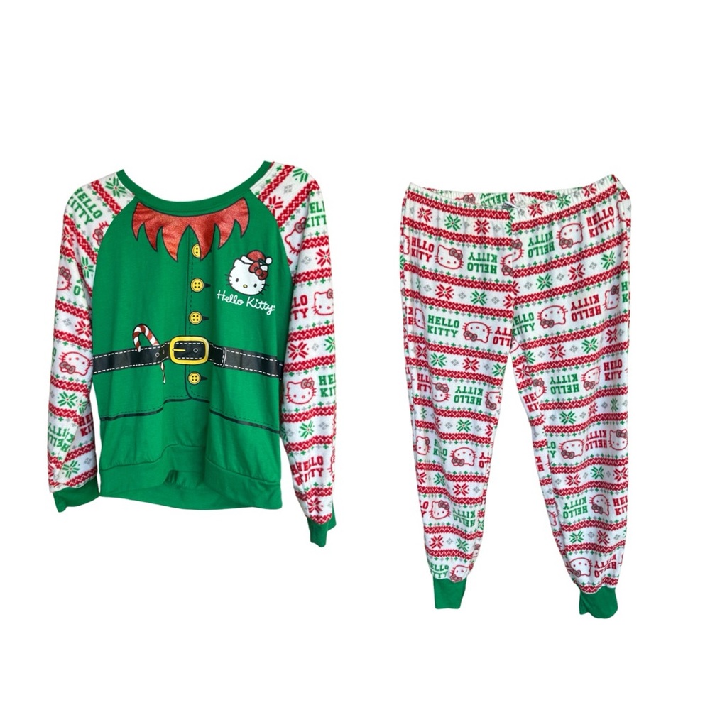 Hello Kitty Elf Pajama Set